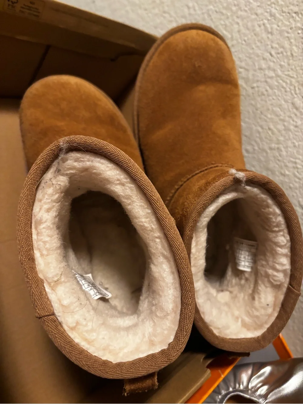 UGG Chestnut Suede Platform Booties - Women's